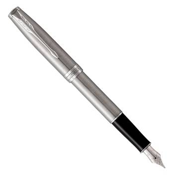 Перьевая ручка Parker Sonnet Core F526 Stainless Steel CT 1931509