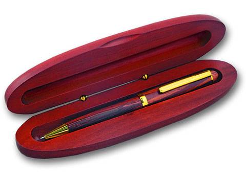 яS03F.104 Шариковая ручка Elite в футляре (дерево)
