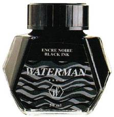 Чернила во флаконе Waterman Black (S0110710)