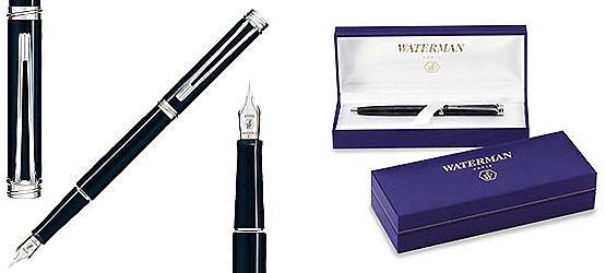 яПерьевая ручка W21021 Waterman Harmonie Black CT (S0050760 F, S0050770 M)