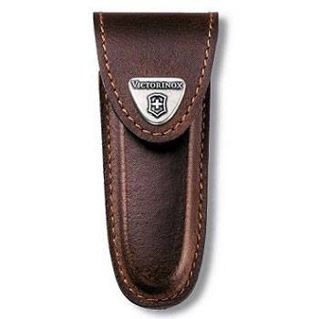 Чехол на ремень Victorinox (для ножа 91мм) 4.0533 (толщиной 2-4 уровня, кожаный, коричневый)