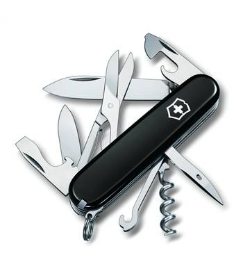 Нож Victorinox 1.3703.3 Climber офицерский, 91мм, чёрный