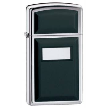 яЗажигалка Zippo 1655  Black Ultralite Slim