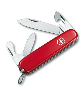 Нож Victorinox 0.2503 Recruit офицерский, 84мм, красный