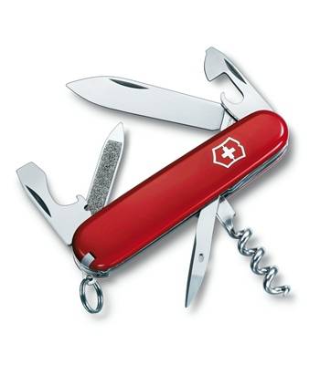 Нож Victorinox 0.3803 Sportsman офицерский, 84мм, красный