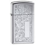 Зажигалка Zippo 1652 High Polish Chrome Venetian Slim