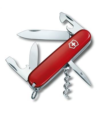 Нож Victorinox 1.3603 Spartan офицерский, 91мм, красный