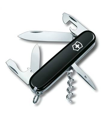 Нож Victorinox 1.3603.3 Spartan офицерский, 91мм, чёрный