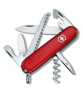 Нож Victorinox 1.3613 Camper офицерский, 91мм, красный