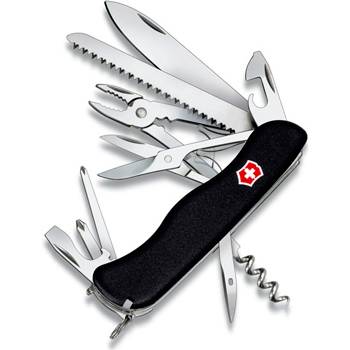 яНож Victorinox 0.9043.3 Hercules солдатский с фиксатором, 111мм, черный