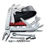 Мультитул Victorinox 3.0339.L SwissTool X Plus Ratchet, (115 мм, 40 функций в кожаном чехле)