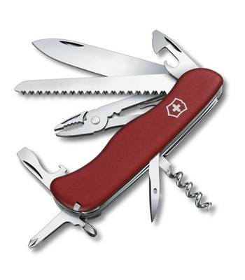 яНож Victorinox 0.9033 Atlas солдатский с фиксатором, 111мм, красный
