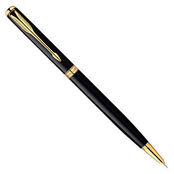 яParker Sonnet Slim  B430 Black GT механический карандаш