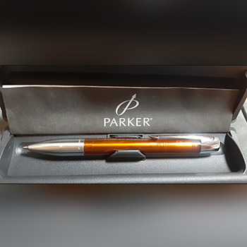 Parker Im Crystal  Amber (Vtctor XL) шариковая ручка c гел. стержнем, 2006г., арт.К-1, новая