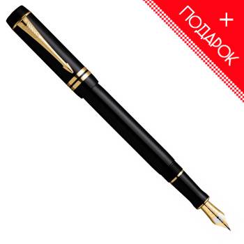 Перьевая ручка Parker Duofold F74 International Black GT(S0690410F)