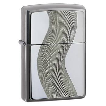 яЗажигалка Zippo 667 Spiral Black Ice