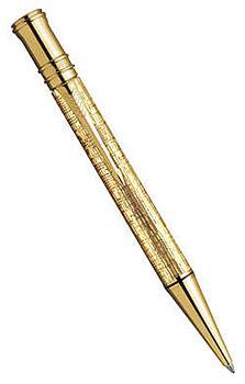 яШариковая ручка K103 Parker Duofold Presidential International Solid Gold Esparto (S0691500)