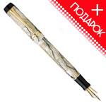 Перьевая ручка Parker Duofold F185 Pearl & Black Centennial (S0767380F)