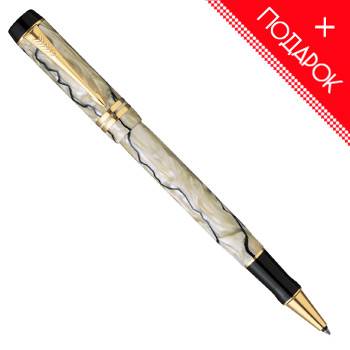 яРучка-роллер T186 Parker Duofold  Pearl & Black International (S0767520)