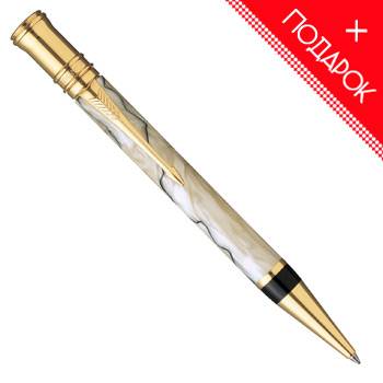 яШариковая ручка K186 Parker Duofold  Pearl & Black International (S0767550)