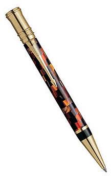 яШариковая ручка K108 Parker Duofold Check International  Amber GT(S0690850)