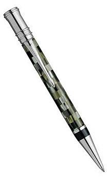 яШариковая ручка K108 Parker Duofold Check International Green PT(S0691270)