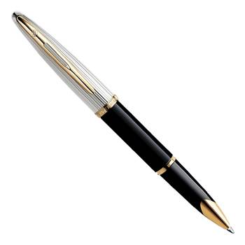 Ручка-роллер Waterman Carene Deluxe Black Silver (S0699980)