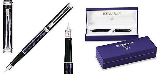 яПерьевая ручка W21031 Waterman Harmonie Blue/Grey CT (S0050830 F, S0050840 M)