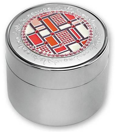 яJ98-0419 Шкатулка со стразами Jardin D`ete