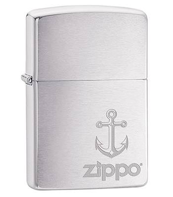 яЗажигалка Zippo 29531 Anchor Brushed Chrome