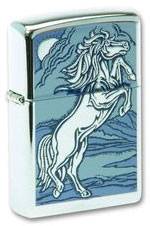 яЗажигалка"ZIPPO" 21162 RAMPANT STALLION