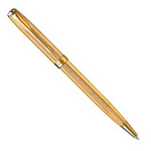 Шариковая ручка Parker Sonnet K532 Chiselled Golden GT S0788930,R0808210