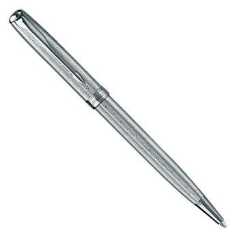 яParker Sonnet K532 Chiselled Silvery CT шариковая ручка S0808370