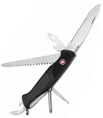 яНож Wenger New Ranger 1.77.156 (120mm, серый, серрейтор)