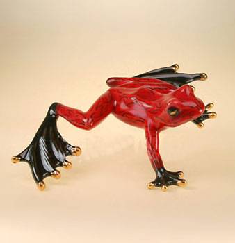 яФарфор "Pavone" фигурка лягушка  JP-08/14  19х5,5см