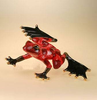 яФарфор "Pavone" фигурка лягушка  JP-08/18  19х6см