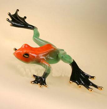 яФарфор "Pavone" фигурка лягушка  JP-08/20  25х4см