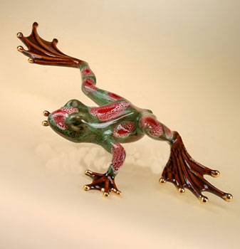 яФарфор "Pavone" фигурка лягушка  JP-08/23  26х3,5см