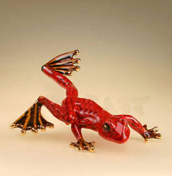 яФарфор "Pavone" фигурка лягушка  JP-08/9  18х4,5см