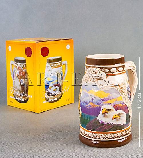 яCD-07 Пивная кружка "Бюргерская" 900ml h=17.5cm
