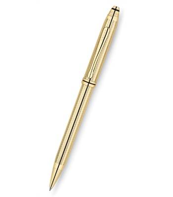 яШариковая ручка Cross Townsend 18Ct Rolled Gold (772)