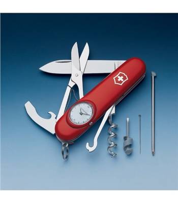 яНож Victorinox 1.3406 Time Keeper офицерский, 91мм, красный