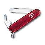 Нож Victorinox 0.2363.T My First Victorinox офицерский, 84мм, полупрозр. красный