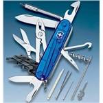 Нож Victorinox 1.7725.T2 CyberTool 34, 91мм, прозр.синий