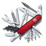 Нож Victorinox 1.7775.T CyberTool 41, 91мм, прозр.красный