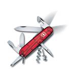 Нож Victorinox 1.7804.T Spartan Lite, 91мм, прозрачный красный с фонариком