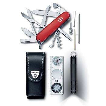 яНабор Victorinox 1.8726  Traveller Set (нож+фонарь+компас+чехол)