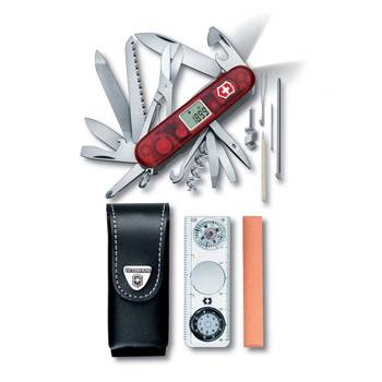 яНабор Victorinox 1.8741.AVT Expedition Kit (нож+фонарь+компас+чехол)