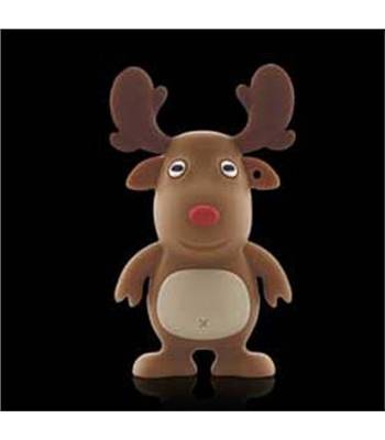 яФлэш-драйв Bone FD-8GB/B_Deer/Br лось коричневый силиконовый (37х64х24мм)