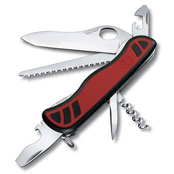 Нож Victorinox 0.8361.MC Forester 111мм, красно-чёрный, с петлей на лезвии